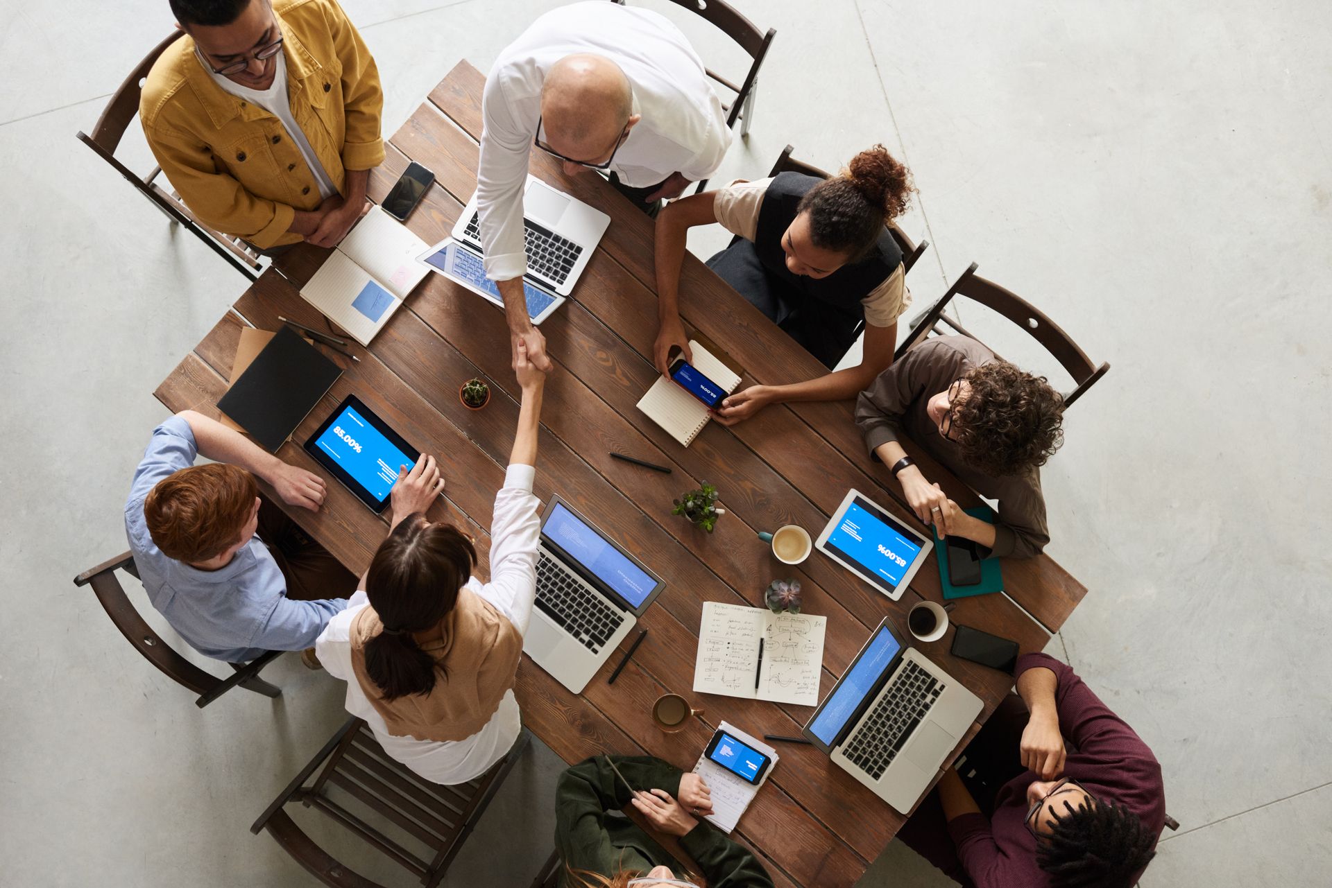 Diverse professional team